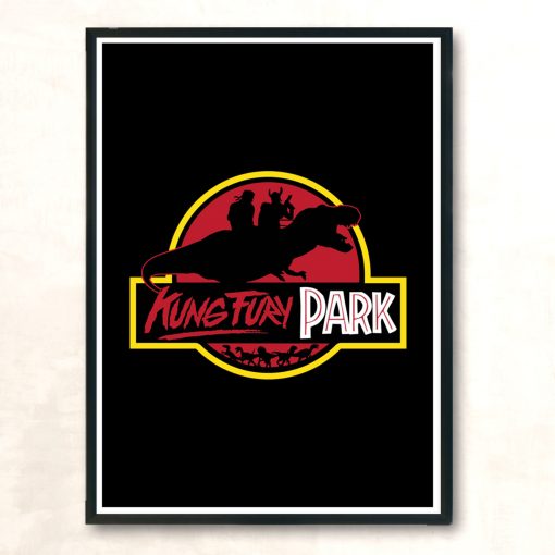 Kung Fury Park Modern Poster Print