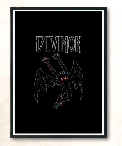 Led Devimon Color Modern Poster Print