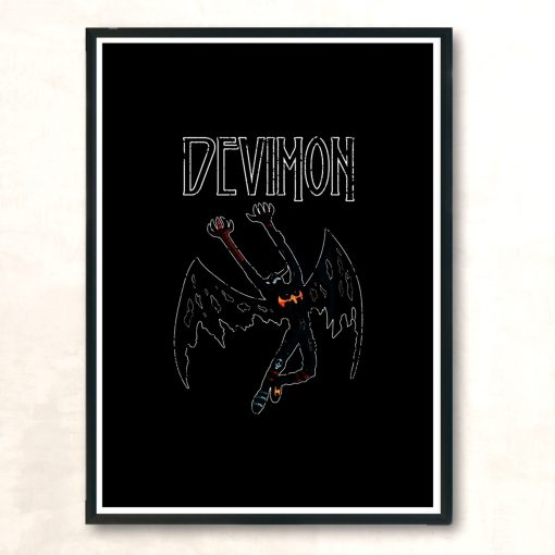 Led Devimon Color Modern Poster Print