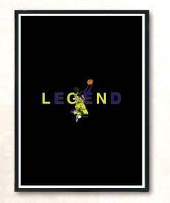 Legendary Kobe Modern Poster Print