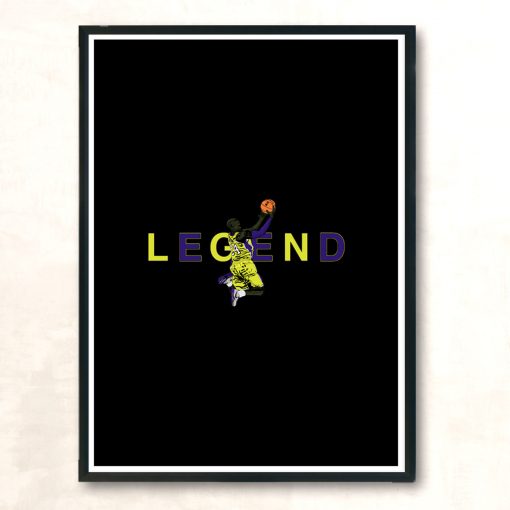 Legendary Kobe Modern Poster Print