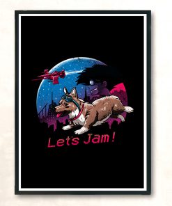 Lets Jam Modern Poster Print