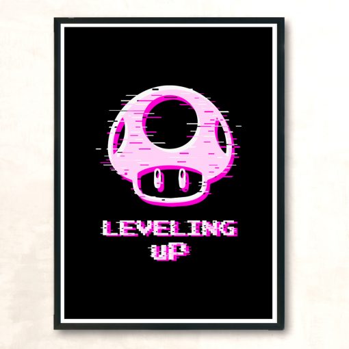 Leveling Up Modern Poster Print