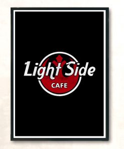 Light Side Cafe Modern Poster Print