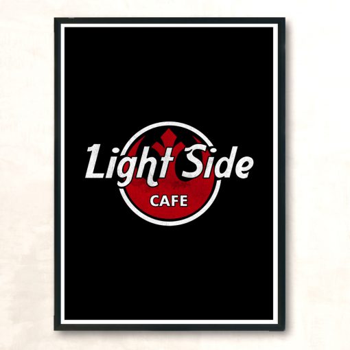 Light Side Cafe Modern Poster Print