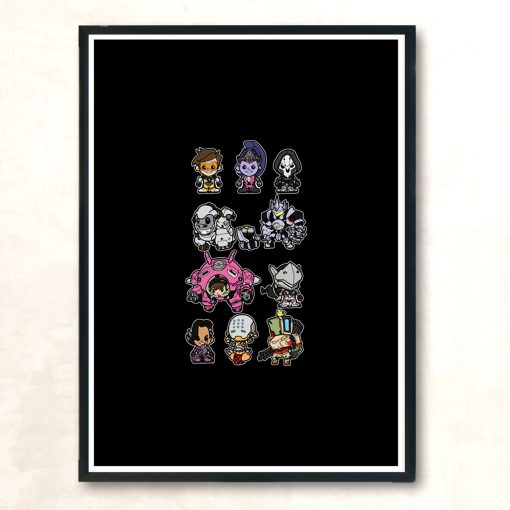 Lil Overwatch Modern Poster Print