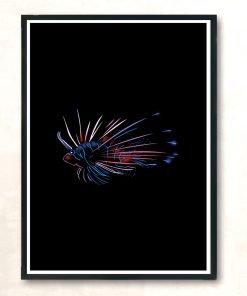 Lion Fish Modern Poster Print