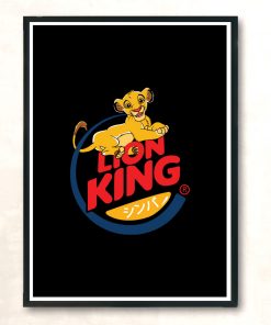 Lion King Modern Poster Print