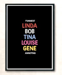 List Of Approval Bobs Burgers Modern Poster Print