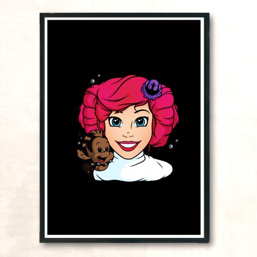 Littlest Rebel Under The Sea Modern Poster Print