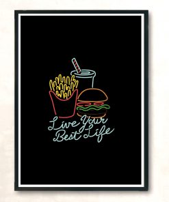 Live Your Best Life Modern Poster Print