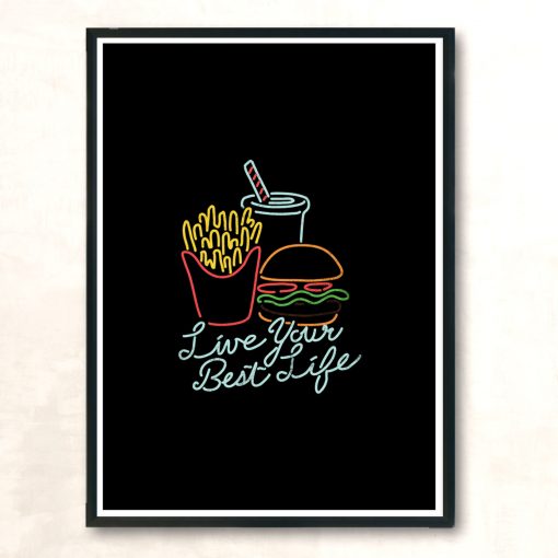 Live Your Best Life Modern Poster Print