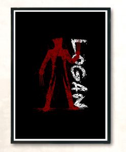 Logan 23 Red2 Modern Poster Print