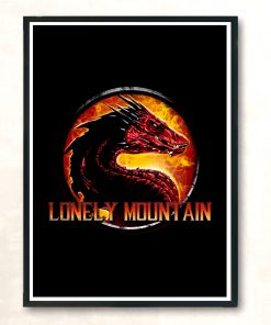 Lonely Mountain Modern Poster Print