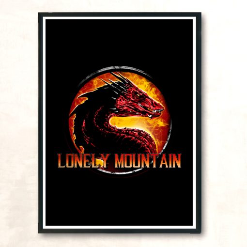 Lonely Mountain Modern Poster Print