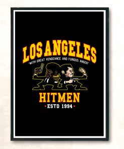 Los Angeles Hitmen Modern Poster Print