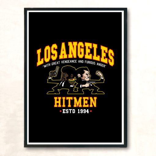 Los Angeles Hitmen Modern Poster Print