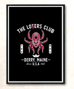 Losers Club Spider Tattoo Goth Horror Modern Poster Print