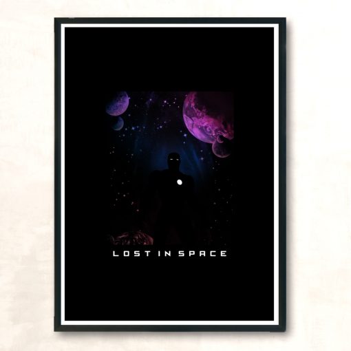 Lost In Space Modern Poster Print