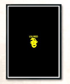 Lou Reed Vintage Super Soft Modern Poster Print