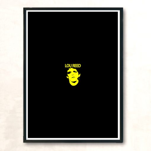 Lou Reed Vintage Super Soft Modern Poster Print