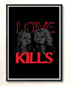 Love Kills Modern Poster Print