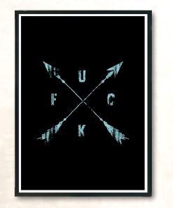 Luck Lost Modern Poster Print