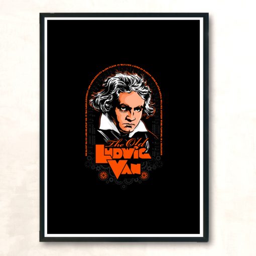 Ludwig Van Modern Poster Print