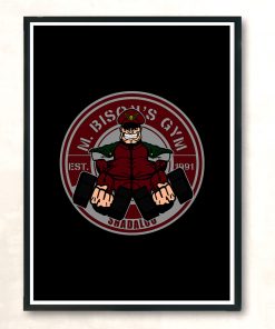 M Bisons Gym Modern Poster Print