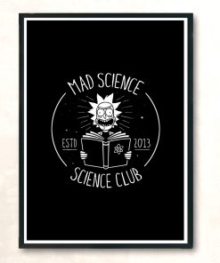 Mad Science Club Modern Poster Print