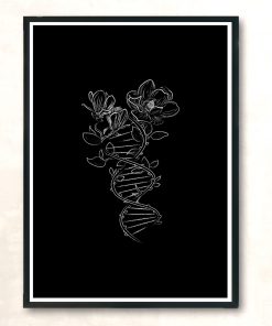 Magnolia Dna Modern Poster Print