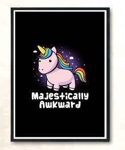 Majestically Awkward Modern Poster Print