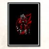 Majin Warrior Modern Poster Print