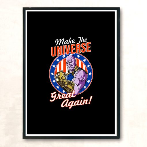 Make The Universe Great Again Modern Poster Print