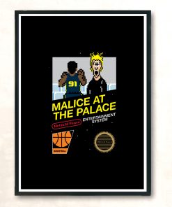 Malice At The Palace Modern Poster Print