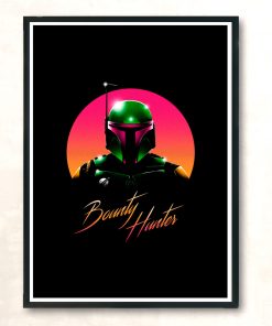 Mandalorian Hunter Modern Poster Print