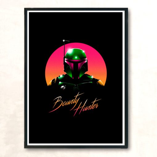 Mandalorian Hunter Modern Poster Print