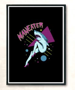 Maneater Modern Poster Print