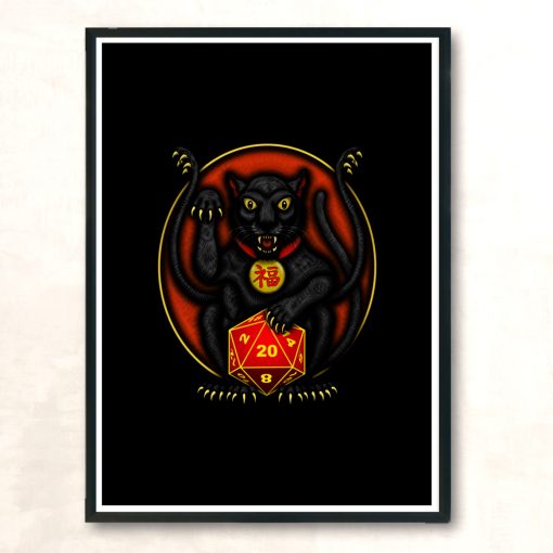 Maneki Neko Displacer Beast Azhmodai 2020 Modern Poster Print