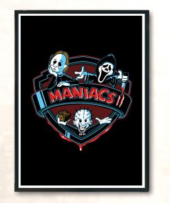 Maniacs Ii Modern Poster Print