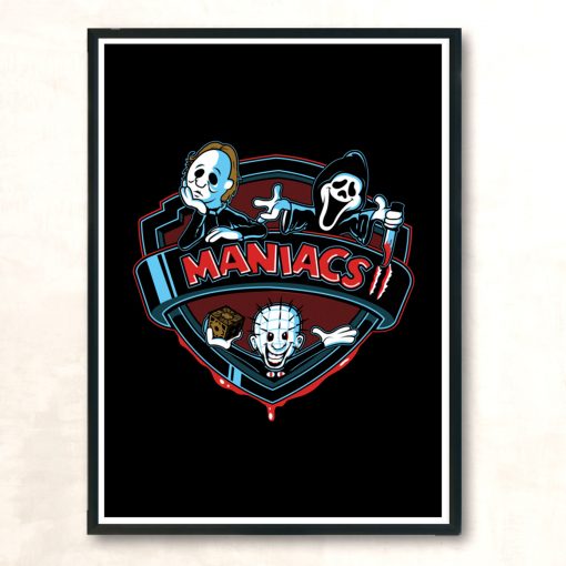 Maniacs Ii Modern Poster Print