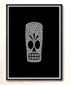 Many Calaveras Modern Poster Print