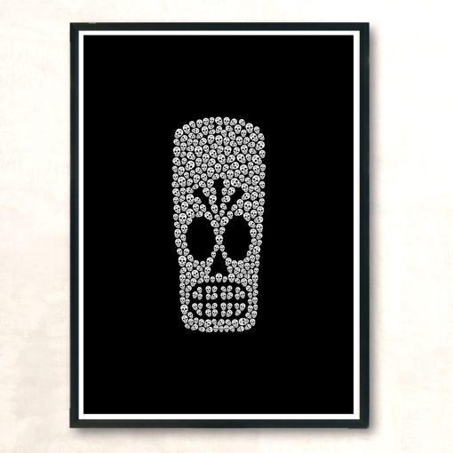 Many Calaveras Modern Poster Print