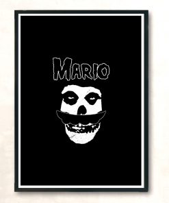 Mario Misfits Parody Modern Poster Print