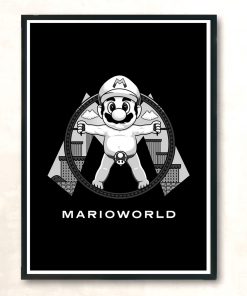 Marioworld Modern Poster Print