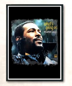 Marvin Gaye Funk Soul Vintage Wall Poster