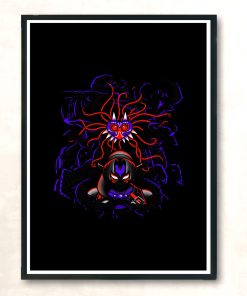 Masked Evil Modern Poster Print