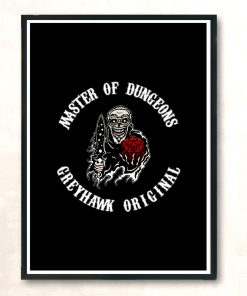 Master Of Dungeons Greyhawk Original V2 Modern Poster Print