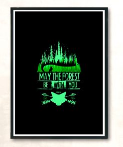 May The Fox Modern Poster Print