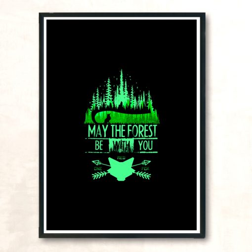 May The Fox Modern Poster Print